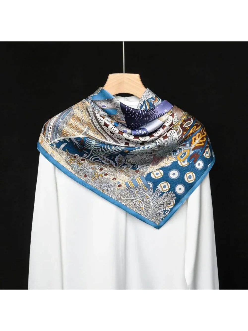 Luxurious 100% Pure Mulberry Silk Scarf - Large 35